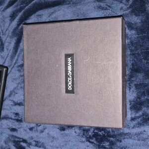 Dolce & Gabbana Black Storage Box With Dust Bag